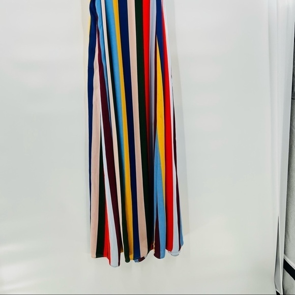 Belle Vere striped dress sleeveless multicolored size L - Picture 5 of 9